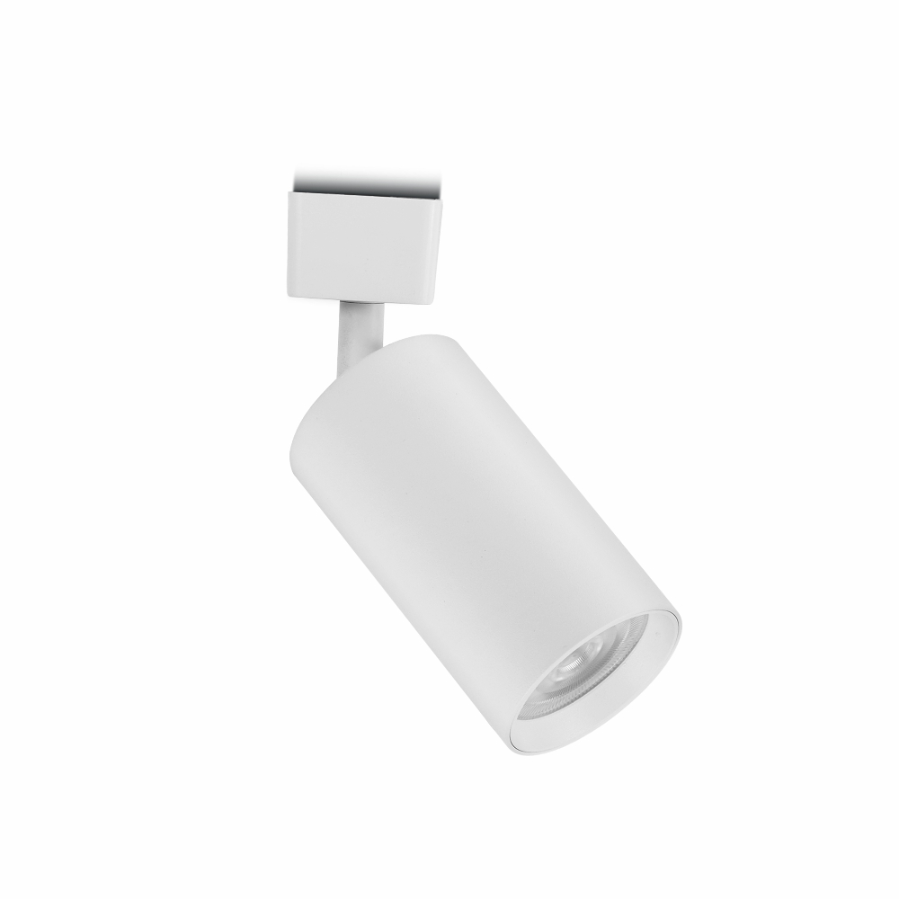 LH08-00107 LAMBARIO-TRACKLIGHT-2WRS-WHT-GU10-100MM-CYLSURF-LIGHTING FIXTURE