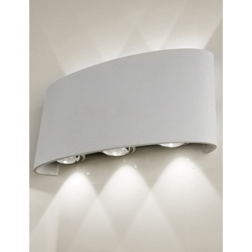 LG36-0100 LAMBARIO-SPIDER-WHT-6X1W-IP65-4000K-LED OUTDOOR LIGHTING FIXTURE