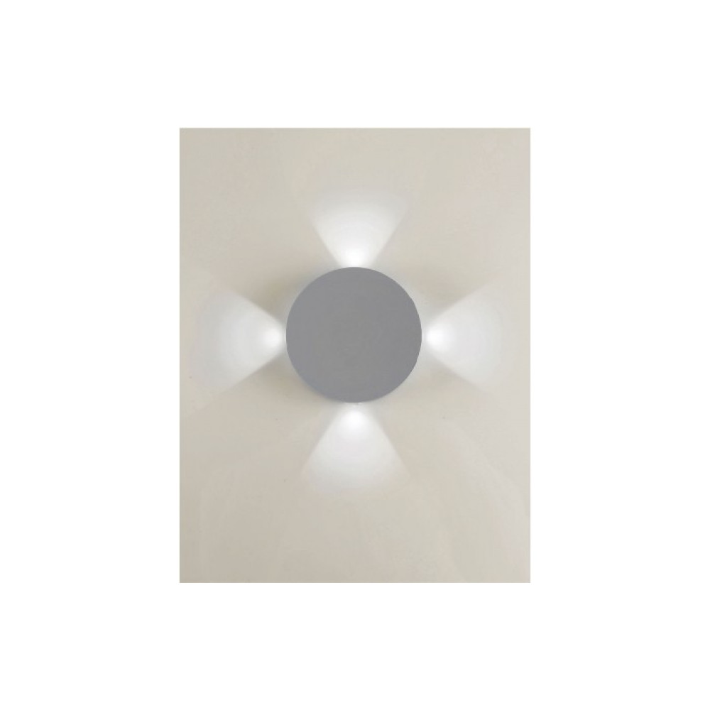 LG36-0103 LAMBARIO-ELIA-GREY-4X1W-IP65-4000K-LED OUTDOOR LIGHTING FIXTURE