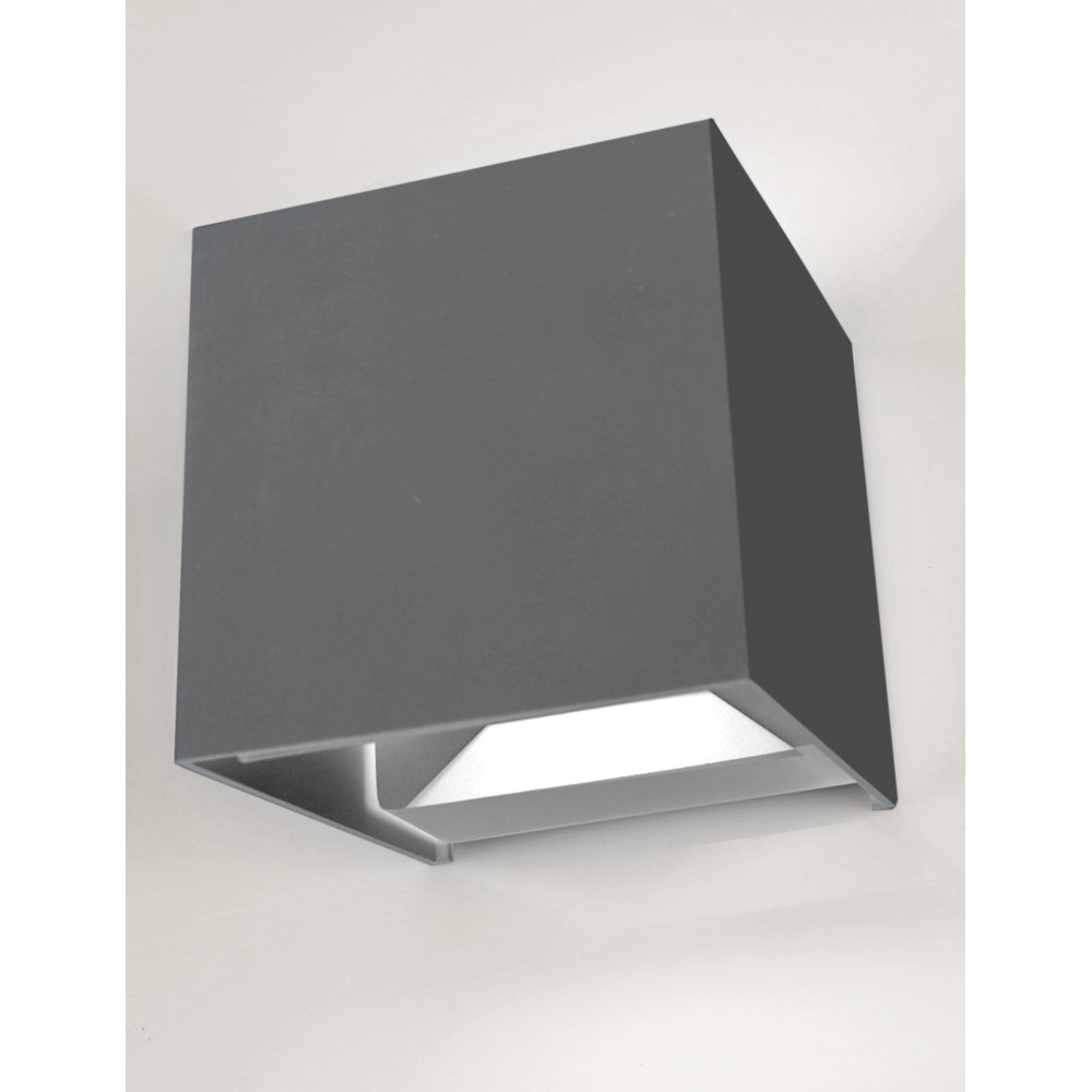 LG36-0107 LAMBARIO-BOSTON-GREY-2X3W-IP65-4000K-LED OUTDOOR LIGHTING FIXTURE
