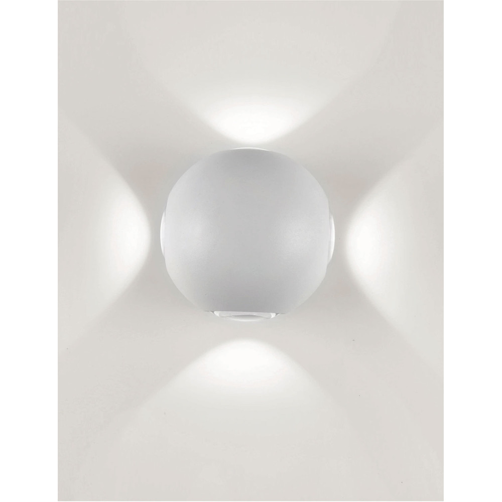 LG36-0108 LAMBARIO-COZY-WHT-4X1W-IP65-4000K-LED OUTDOOR LIGHTING FIXTURE