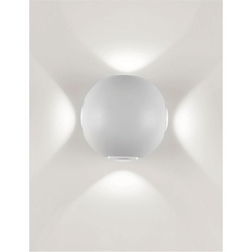LG36-0108 LAMBARIO-COZY-WHT-4X1W-IP65-4000K-LED OUTDOOR LIGHTING FIXTURE