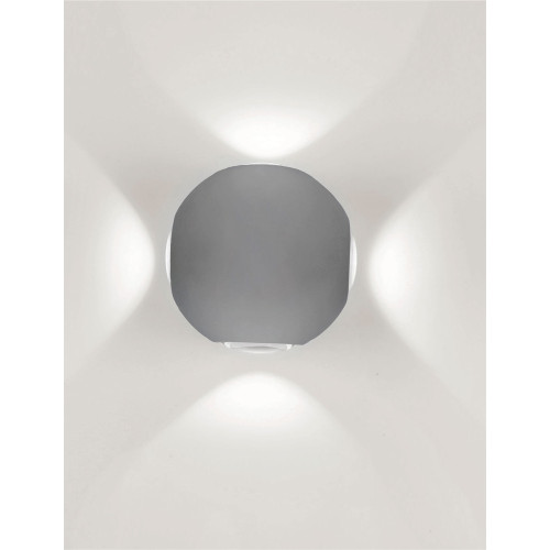 LG36-0109 LAMBARIO-COZY-GREY-4X1W-IP65-4000K-LED OUTDOOR LIGHTING FIXTURE