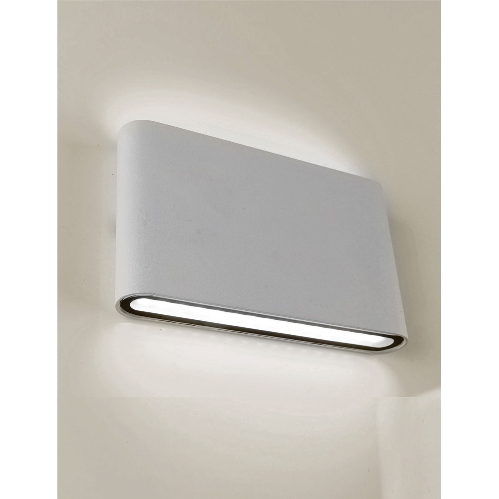 LG37-0103 LAMBARIO-WALL-WHT-6W-IP65-4000K-LED OUTDOOR LIGHTING FIXTURE