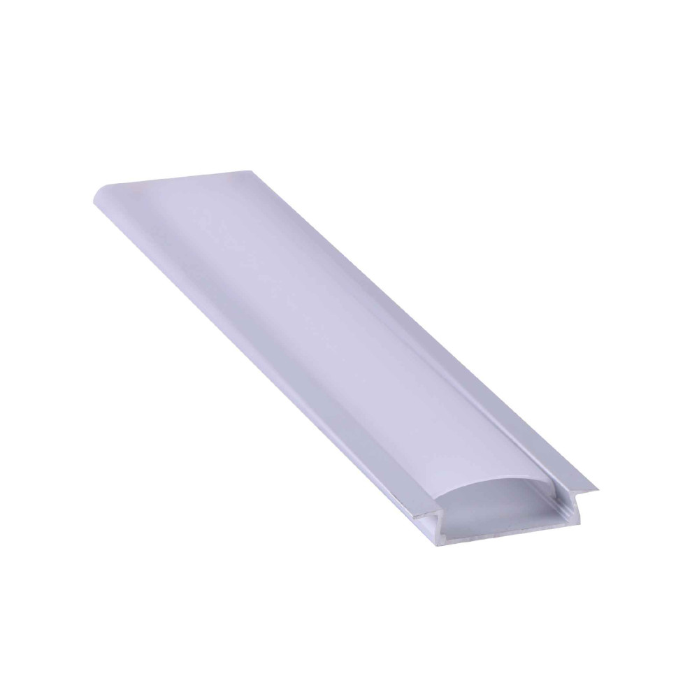 LC20-0101 LAMBARIO-ALPRO-2M-30.4X6MM-GREY-WITHCAPS-PCCOVER-RECESSED-ALUMINIUM LIGHTINGFIXTURE LC20-0101 LAMBARIO-ALPRO-2M-30.4X6MM-GREY-WITHCAPS-PCCOVER-RECESSED-ALUMINIUM LIGHTINGFIXTURE