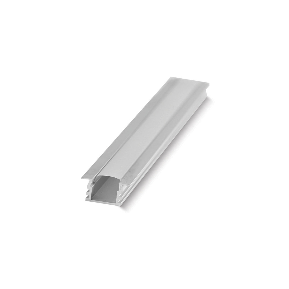 LC20-0102 LAMBARIO-ALPRO-2M-22X12MM-GREY-WITHCAPS-PCCOVER-RECESSED-ALUMINIUM LIGHTINGFIXTURE LC20-0102 LAMBARIO-ALPRO-2M-22X12MM-GREY-WITHCAPS-PCCOVER-RECESSED-ALUMINIUM LIGHTINGFIXTURE