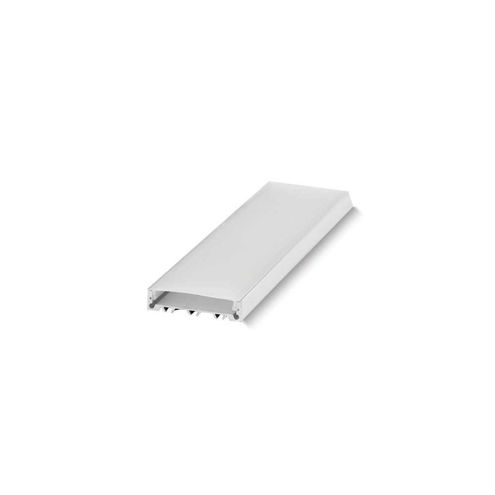 LC20-0105 LAMBARIO-ALPRO-2M-44.7X10.2MM-GREY-WITHCAPS-PCCOVER-SURFACE-ALUMINIUM LIGHTINGFIXTURE