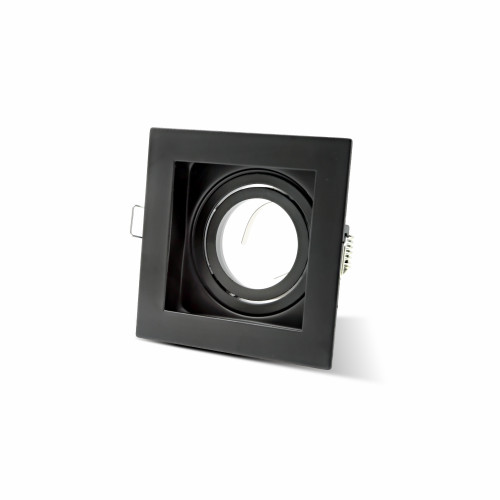LH04-00603 LAMBARIO-LIDO-SQR-S-BLACK-ALU-WOB-GU10-IP20-SPOTLIGHT FIXTURE 