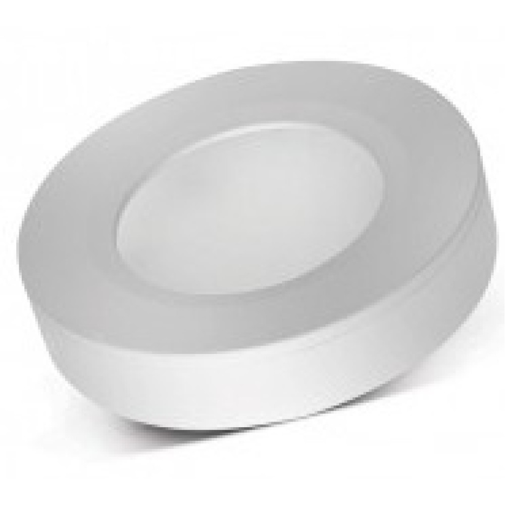 LD03-00310 LAMBARIO-RND-CABINET-2W-SURFACE+RECESSED-WHT-4200K-PC-AL-LED-LIGHTING FIXTURE