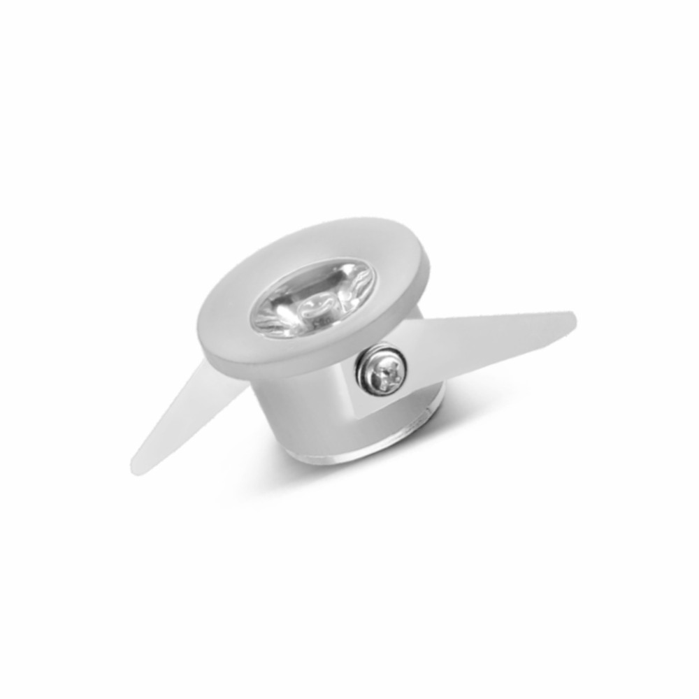 LD04-00830 LAMBARIO-ROUND-MICRO-1W-WLENS-WHT-6400K-PC-AL-LED-DOWNLIGHT