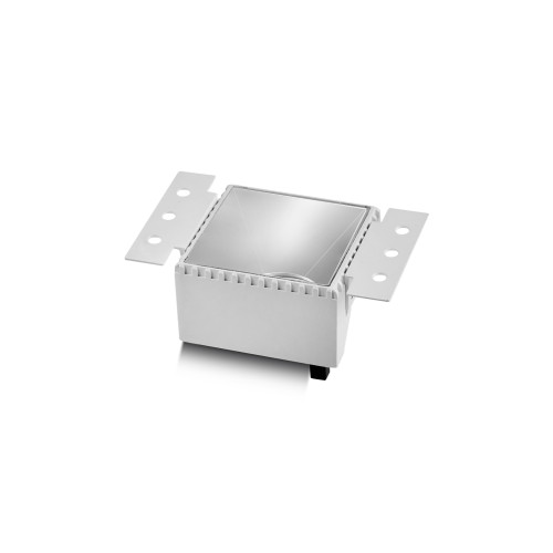 LH04-00200 LAMBARIO-MASO-SQR-WH+CHROME-ALU-WOB-GU10-IP20-SPOTLIGHT FIXTURE 