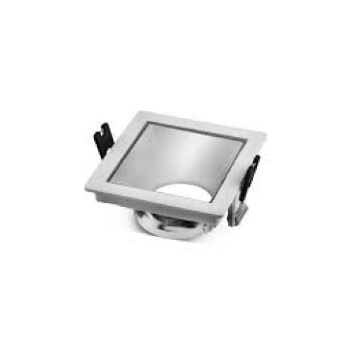 LH04-00300 LAMBARIO-GEO-SQR-WH+CHROME-ALU-WOB-GU10-IP20-SPOTLIGHT FIXTURE 