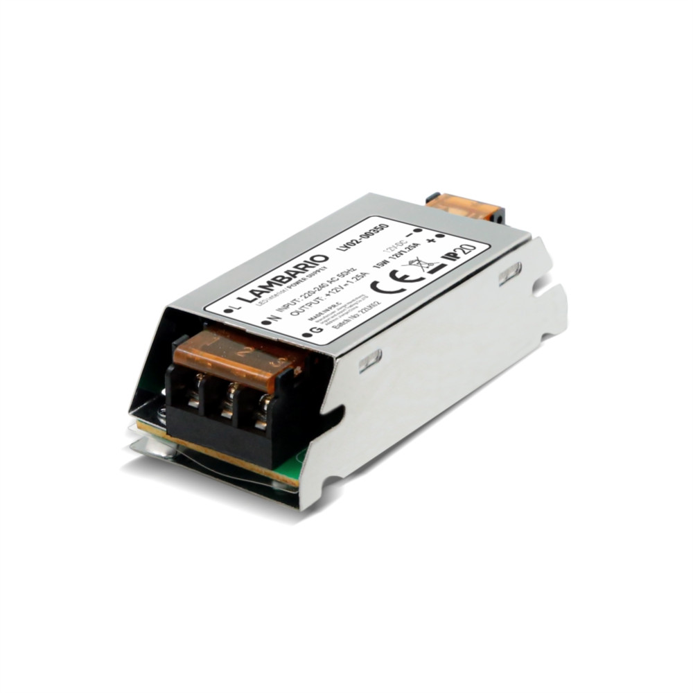 LY02-00350 LAMBARIO-15W-12VDC-IP20-LED POWER SUPLY