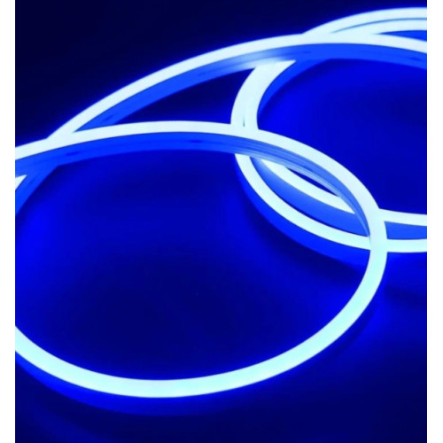 BS01-01306 BEGHLER NEON LED STRIP LIGHT 12V 6X12MM 120LED IP54 50M/ROLL Blue