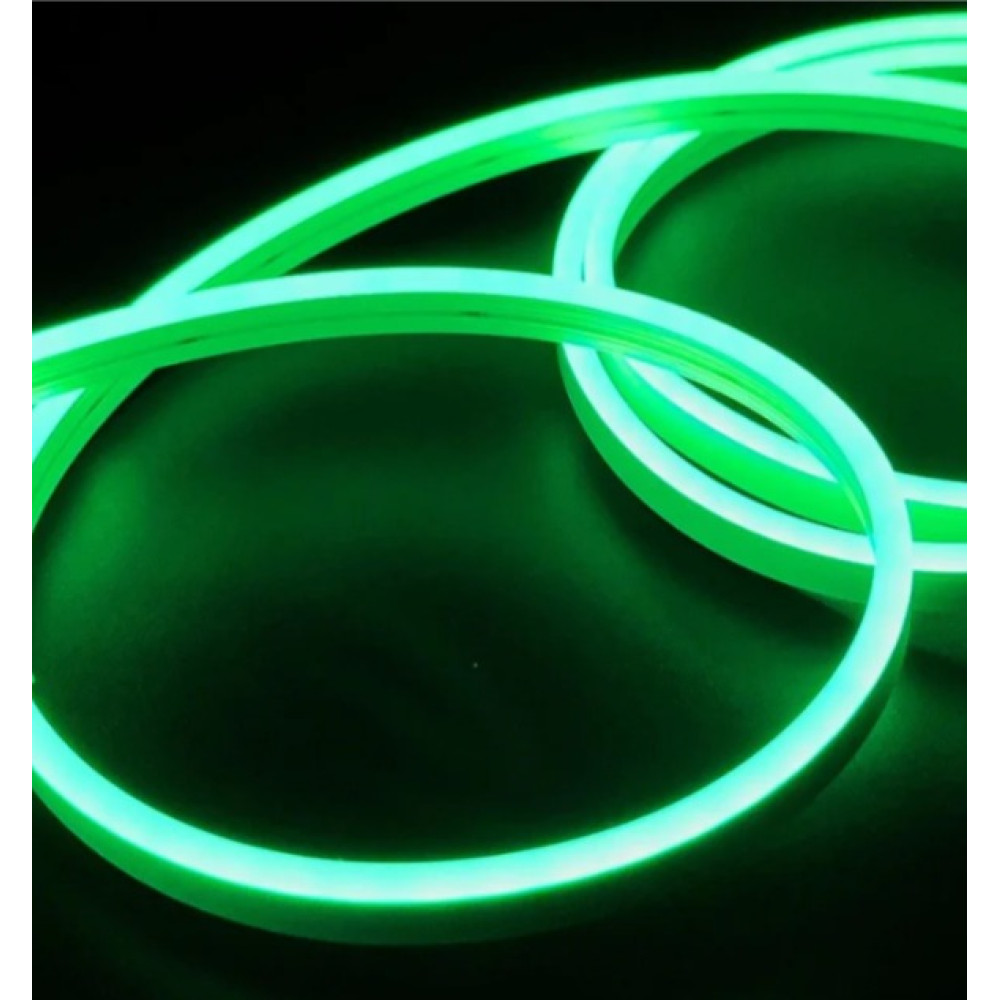 BS01-01307 BEGHLER NEON LED STRIP LIGHT 12V 6X12MM 120LED IP54 50M/ROLL Green