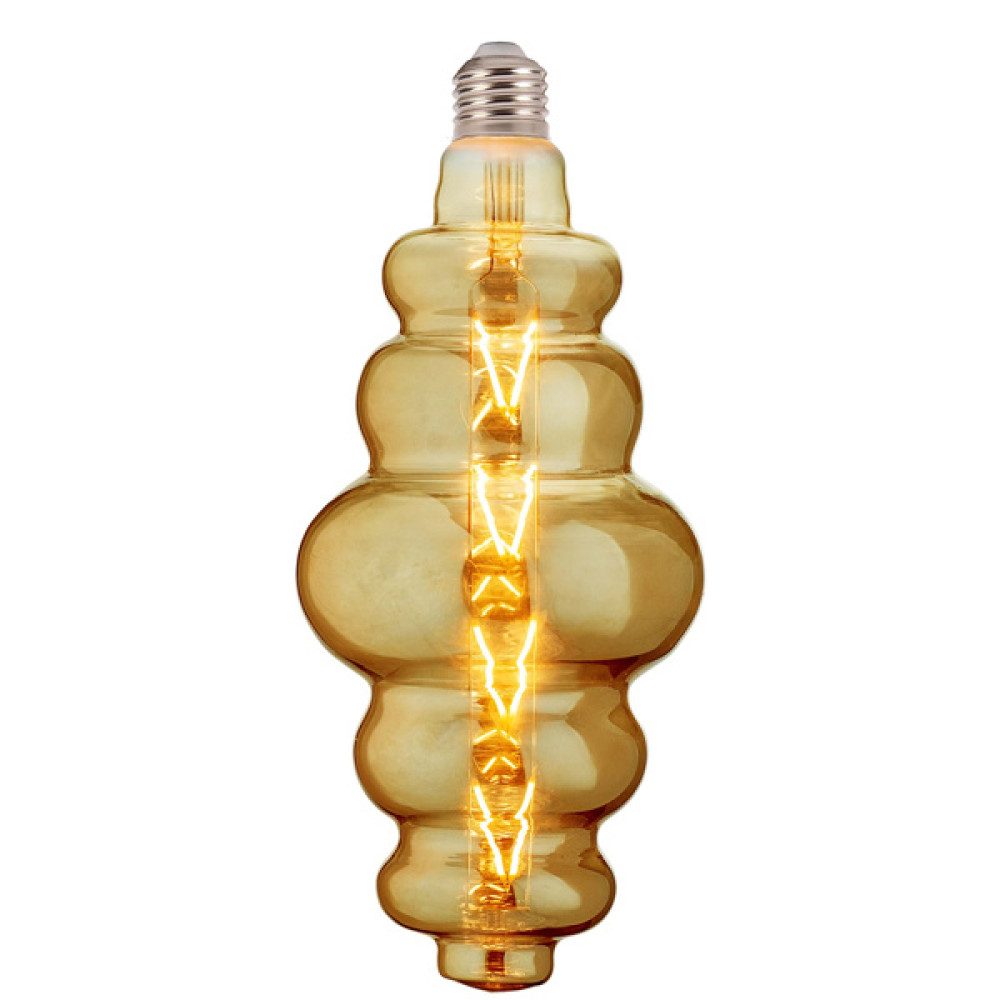 001-053-0008 8W AMBER E27 220-240V BIG LED FLMN