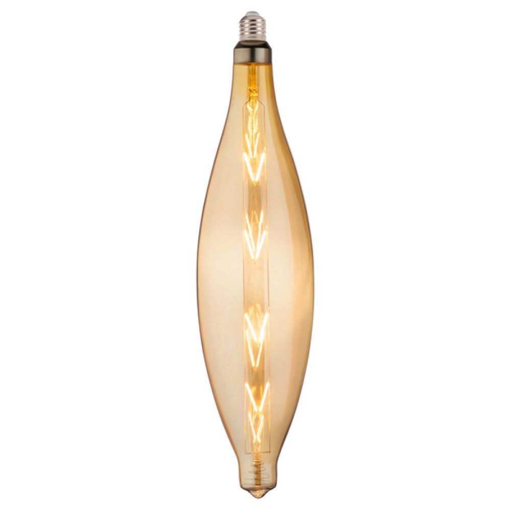 001-054-0008 8W AMBER E27 220-240V LED FLMN