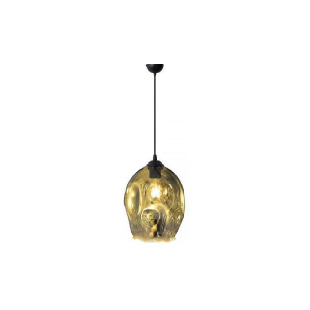021-014-0001 CHROME SPHERE E27 GLASS PENDANT LAMP