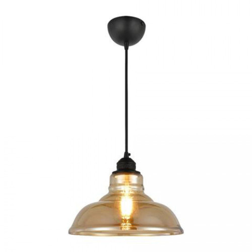 021-020-0001 AMBER E27 GLASS PENDANT LAMP