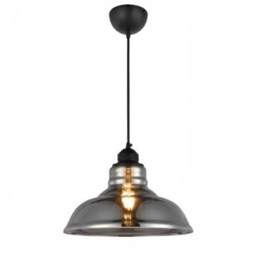 021-021-0001 TITANIUM E27 GLASS PENDANT LAMP