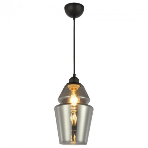 021-016-0001 TITANIUM E27 GLASS PENDANT LAMP 021-016-0001 TITANIUM E27 GLASS PENDANT LAMP