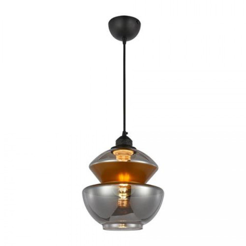 021-017-0002 TITANIUM COPPER E27 GLASS PENDANT LAM