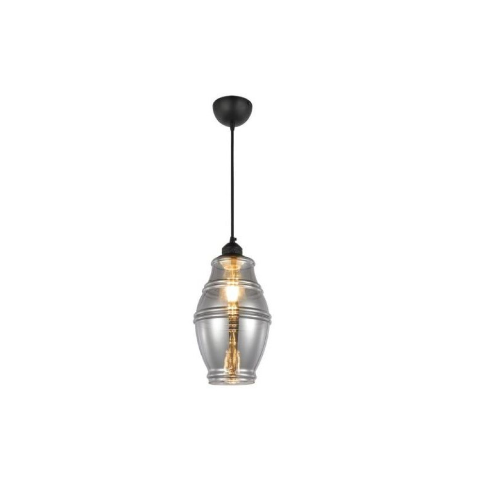 021-015-0001 TITANIUM E27 GLASS PENDANT LAMP