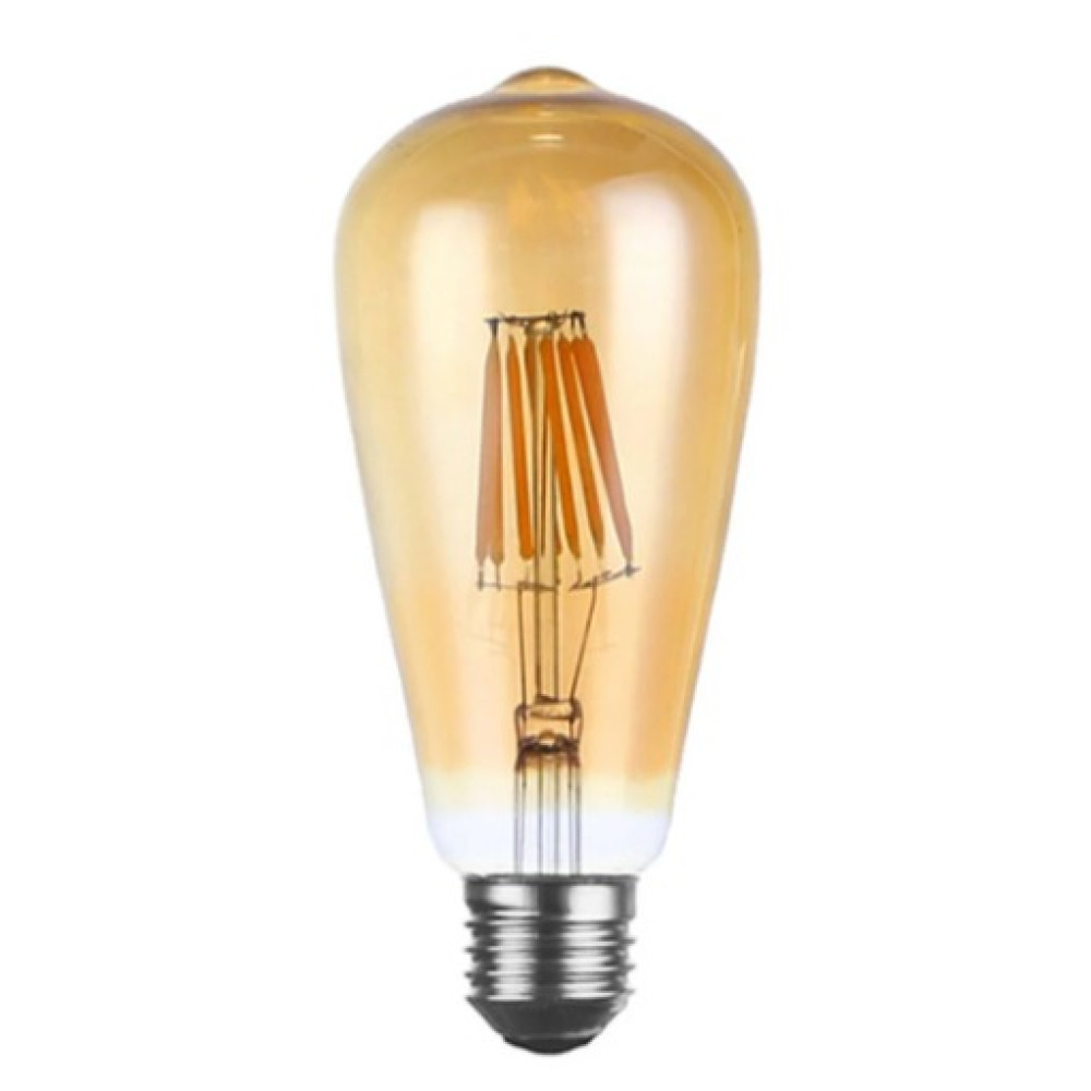 CT-4353 St64 Vintage Led Filament Bulb Warm White 8w, E27