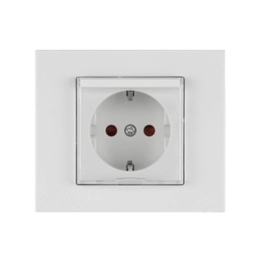 Priz kapak mbrojtje mina bardh ovivo