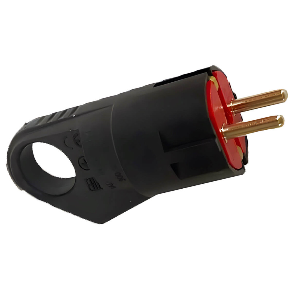 300.000.806 RUBBER HANDLE PLUG BLACK