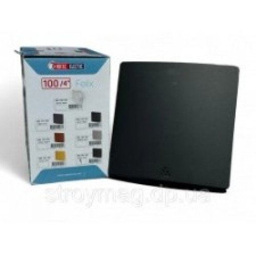 500.160.100 FELIX PLASTIC FAN 100Ø BLACK